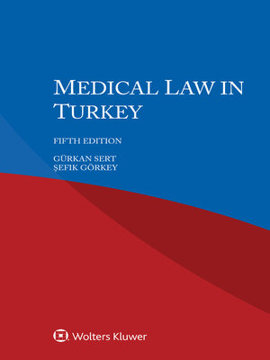 cover image of Medical Law in Turkey
